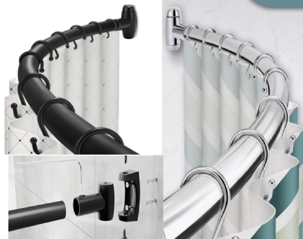 best sale curved Curtain rod