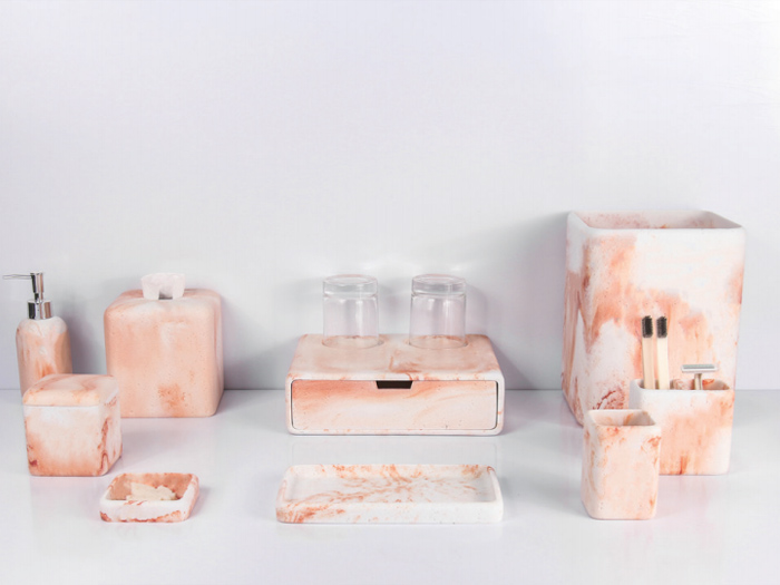 High quality custom bathroom Resin series (custom size& color)